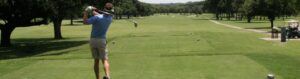 Golfer playing at The Golf Club Dallas